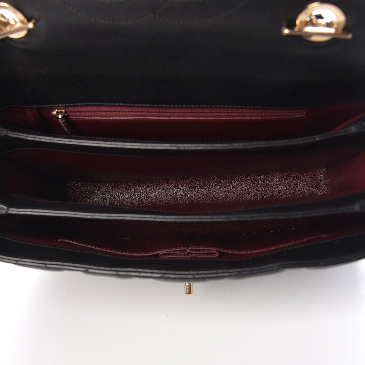 Chanel Lambskin Quilted Medium Trendy CC Flap Dual Handle Bag Black 5 of 10