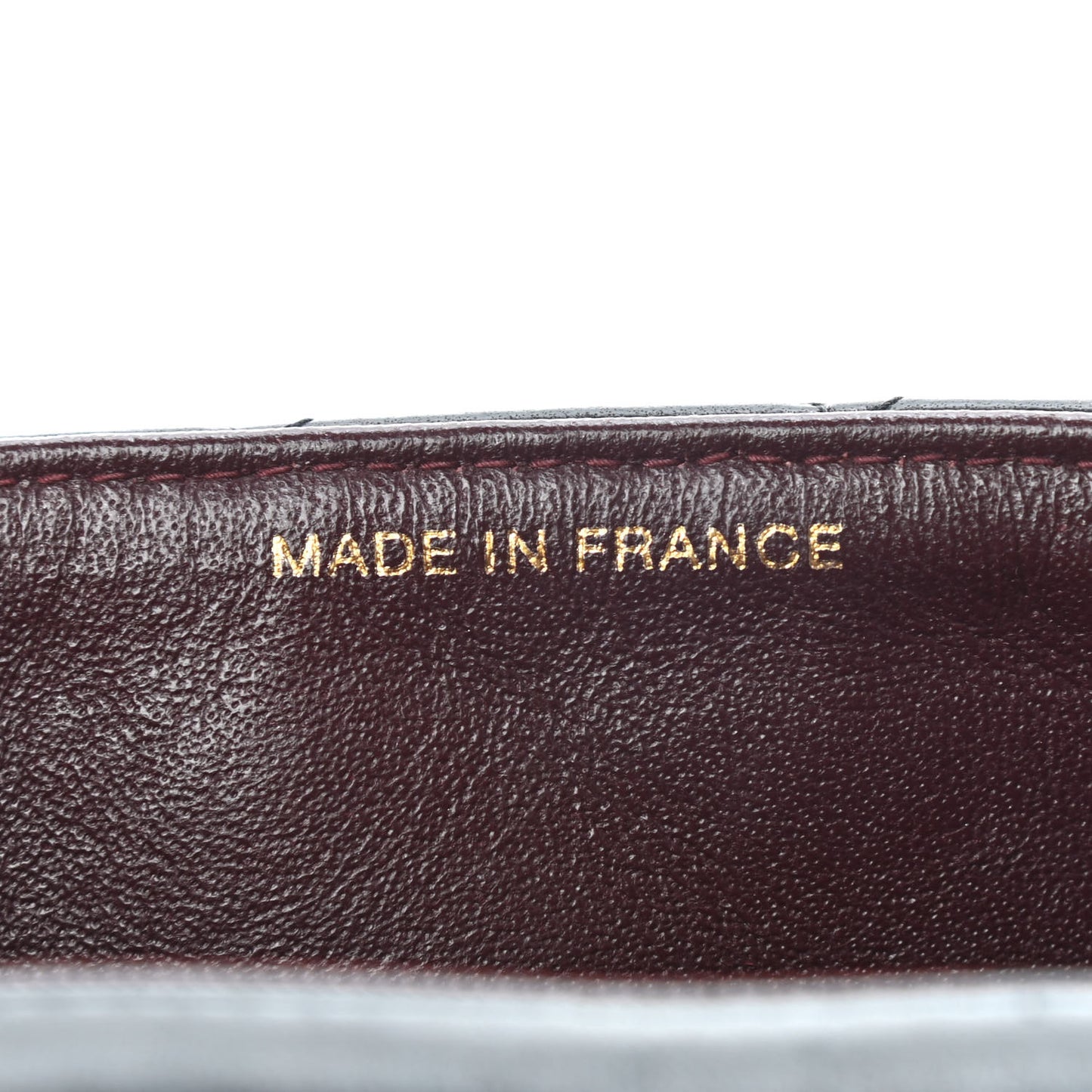 Lambskin Quilted Mini Square Flap Black