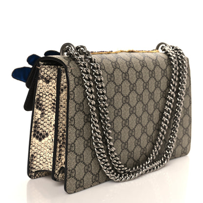 Gucci GG Supreme Monogram Python Embroidered Small Dionysus Shoulder Bag 3 of 9