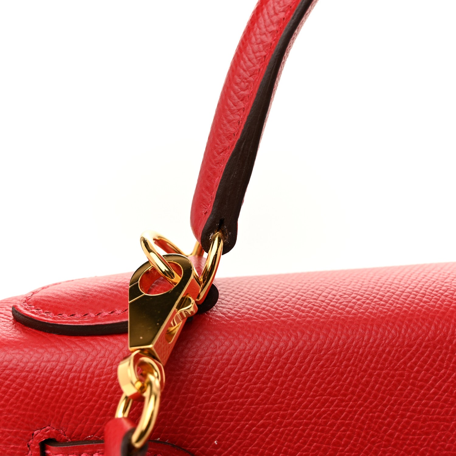 Hermes Epsom Kelly Sellier 28 Rouge Casaque 13 of 15