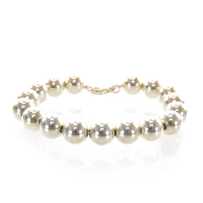 Tiffany Sterling Silver 10mm HardWear Ball Bracelet 1 of 3