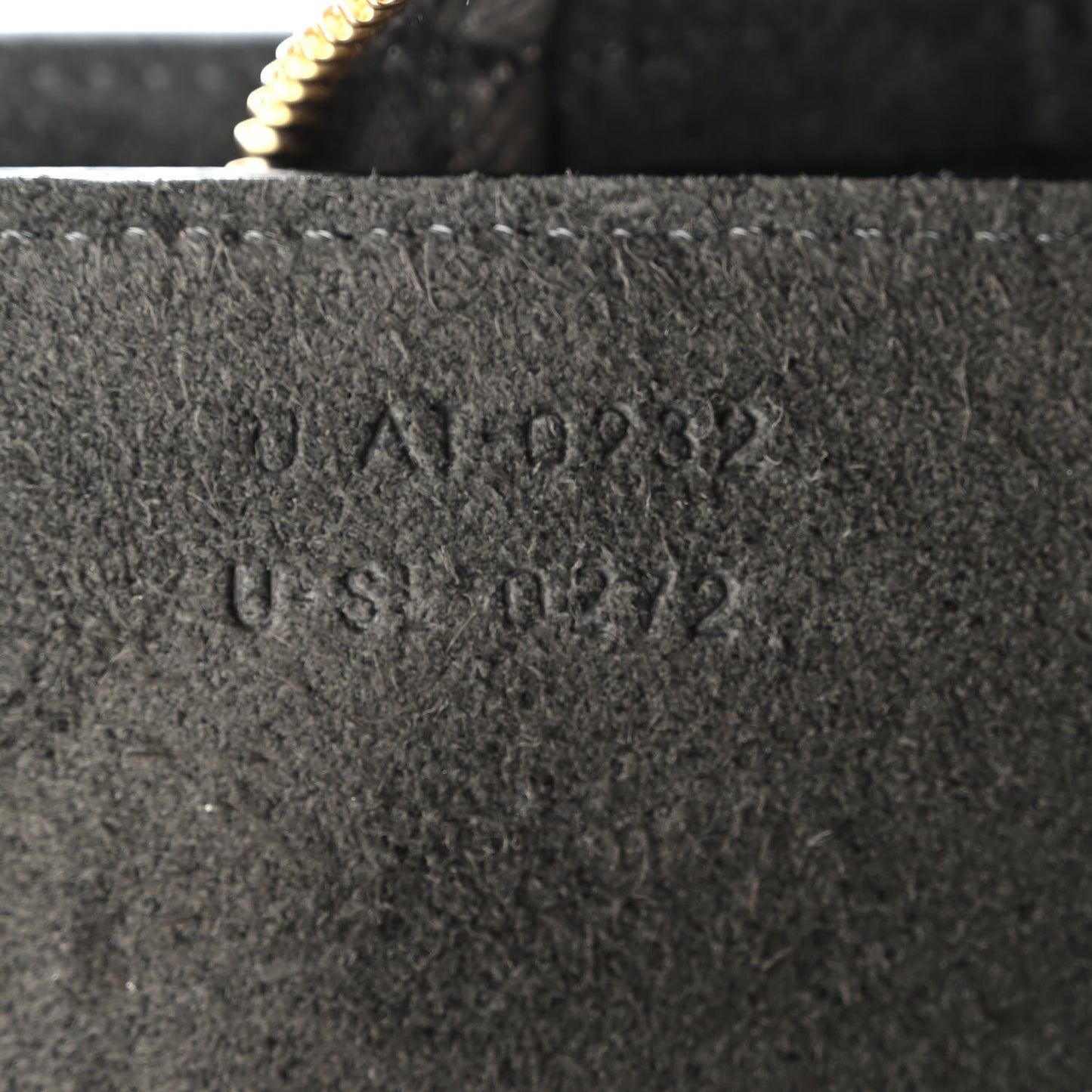 Grained Calfskin Micro Belt Bag Grey