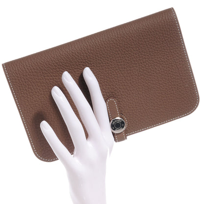 Hermes Togo Dogon Combined Wallet Etoupe 2 of 7