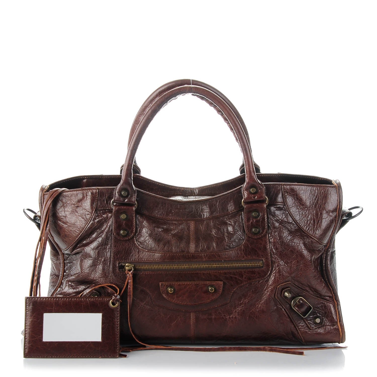Balenciaga Chevre Classic Hardware Part Time Mogano 1 of 7