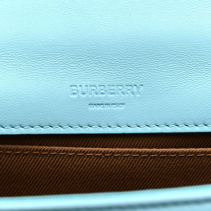 Burberry Lambskin Quilted Small Lola Bag Cool Sky Blue 6 of 12