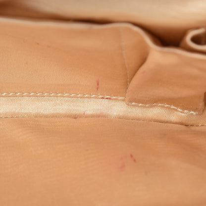 Chanel Metallic Python Crystal CC Clutch Gold 9 of 10