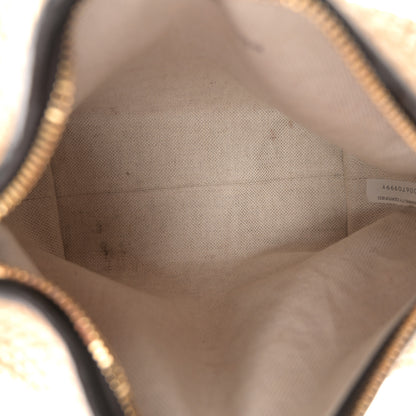 Bottega Veneta Raffia Woven Nappa Intrecciato Mini Wallace Natural Fondant 5 of 10