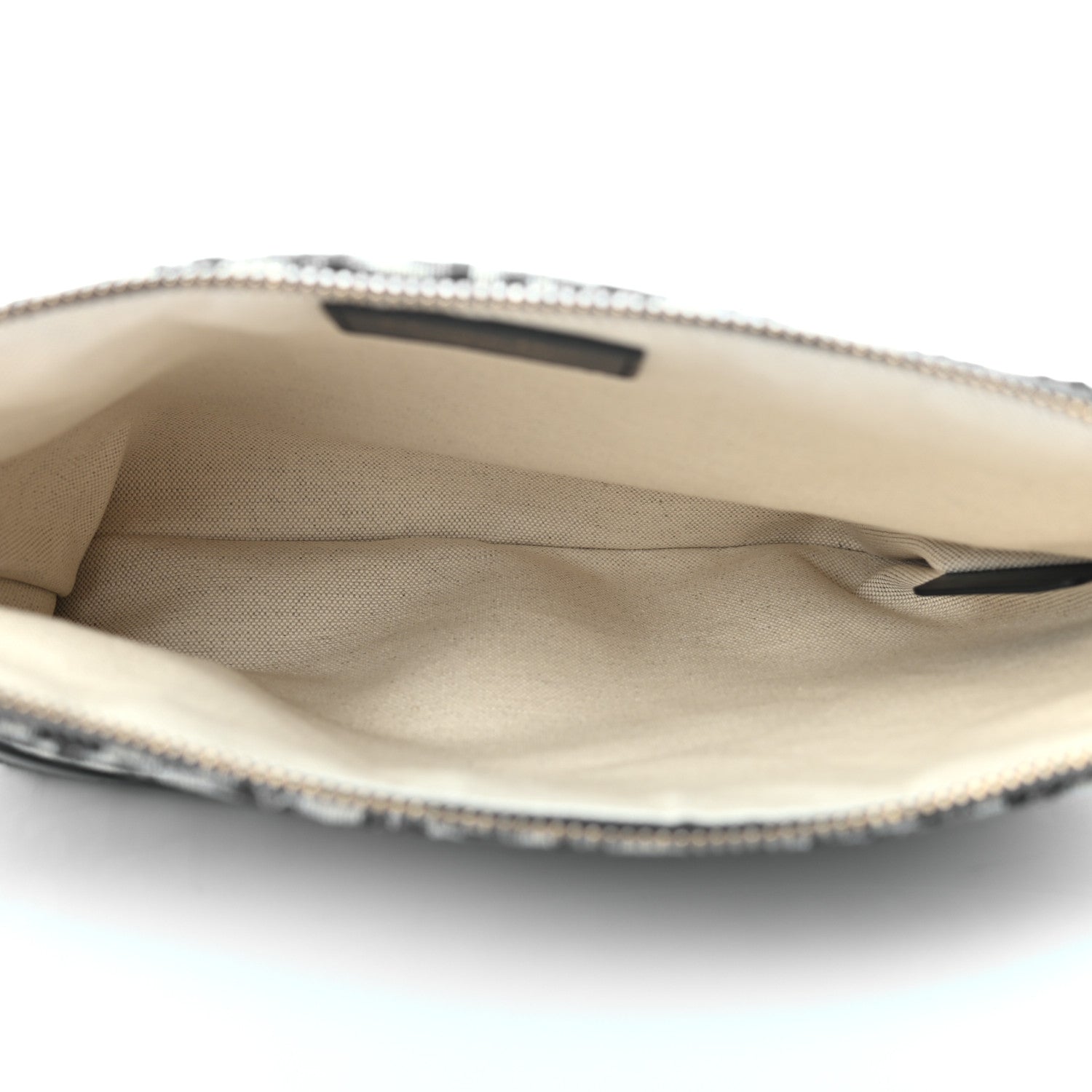 Christian Dior Oblique Pouch Clutch Blue 5 of 7