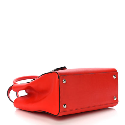 Fendi Vitello Elite Petite 2Jours Tote Papavero 4 of 12