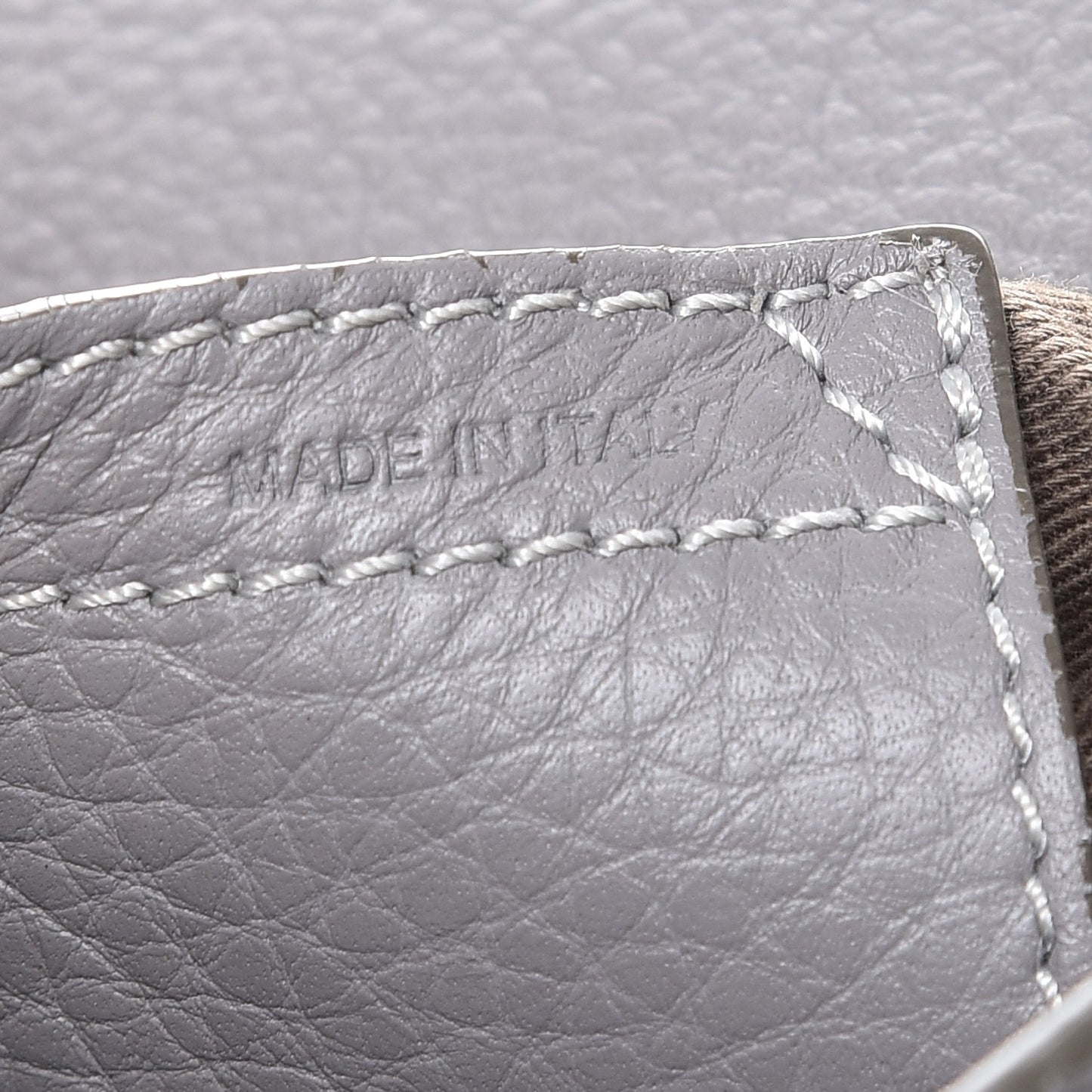 Calfskin Medium Marcie Round Crossbody Bag Cashmere Grey