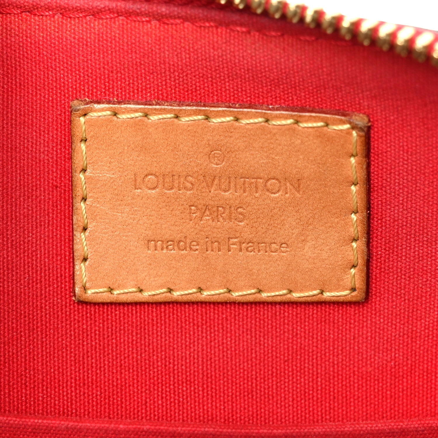 Louis Vuitton Vernis Alma BB Cherry 6 of 11