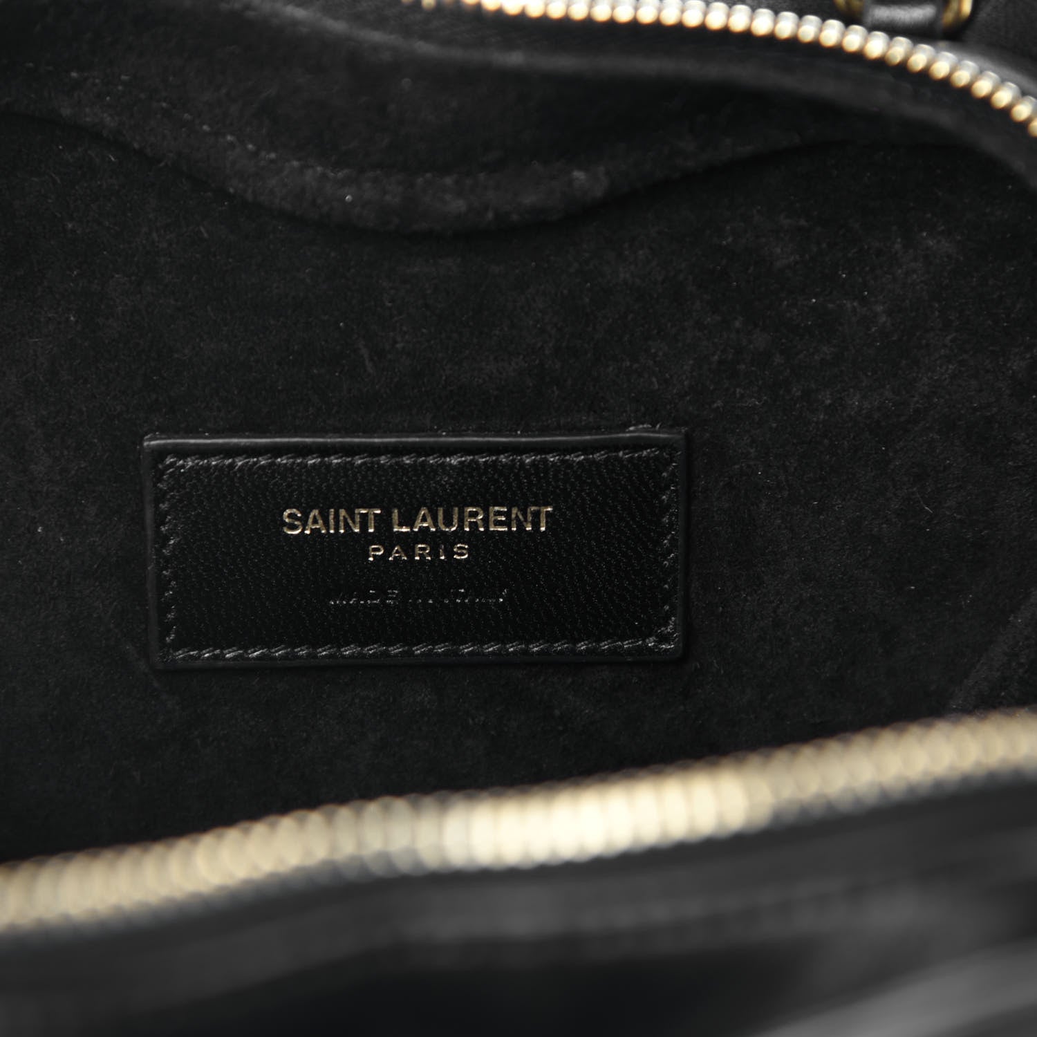 Saint Laurent Lambskin Matelasse Chevron Monogram Small Love Heart Chain Bag Black 8 of 10