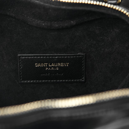 Saint Laurent Lambskin Matelasse Chevron Monogram Small Love Heart Chain Bag Black 8 of 10