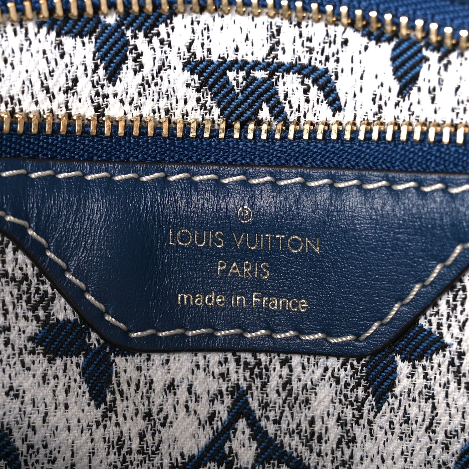 Louis Vuitton Monogram Jacquard Denim Speedy Bandouliere 25 Bleu 6 of 12