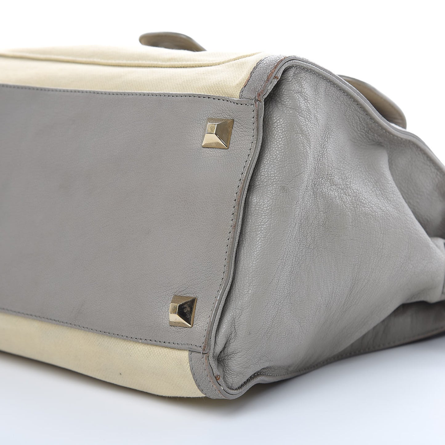 Canvas Chevre Lune MM Cream Grey