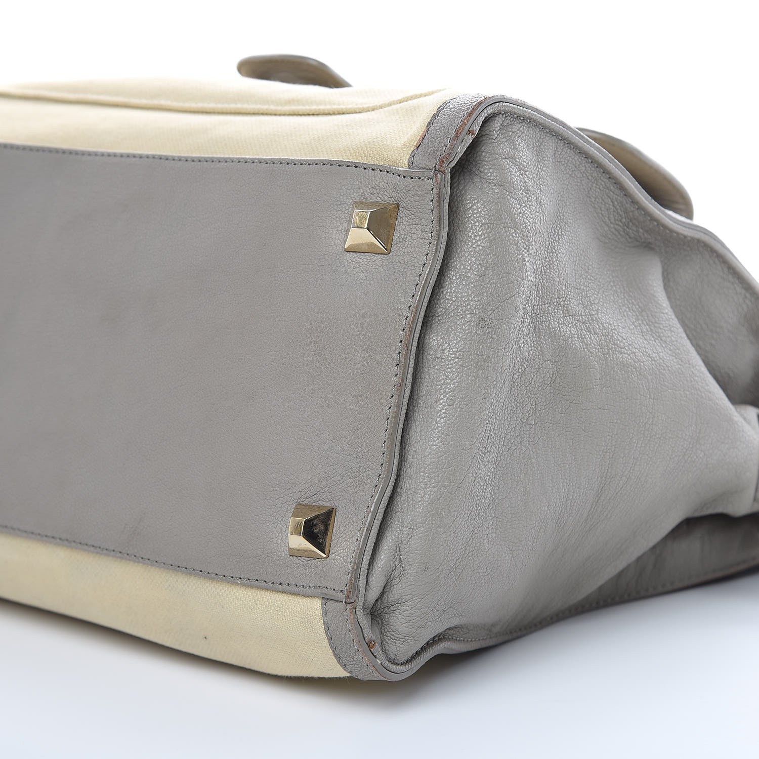 Balenciaga Canvas Chevre Lune MM Cream Grey 10 of 28