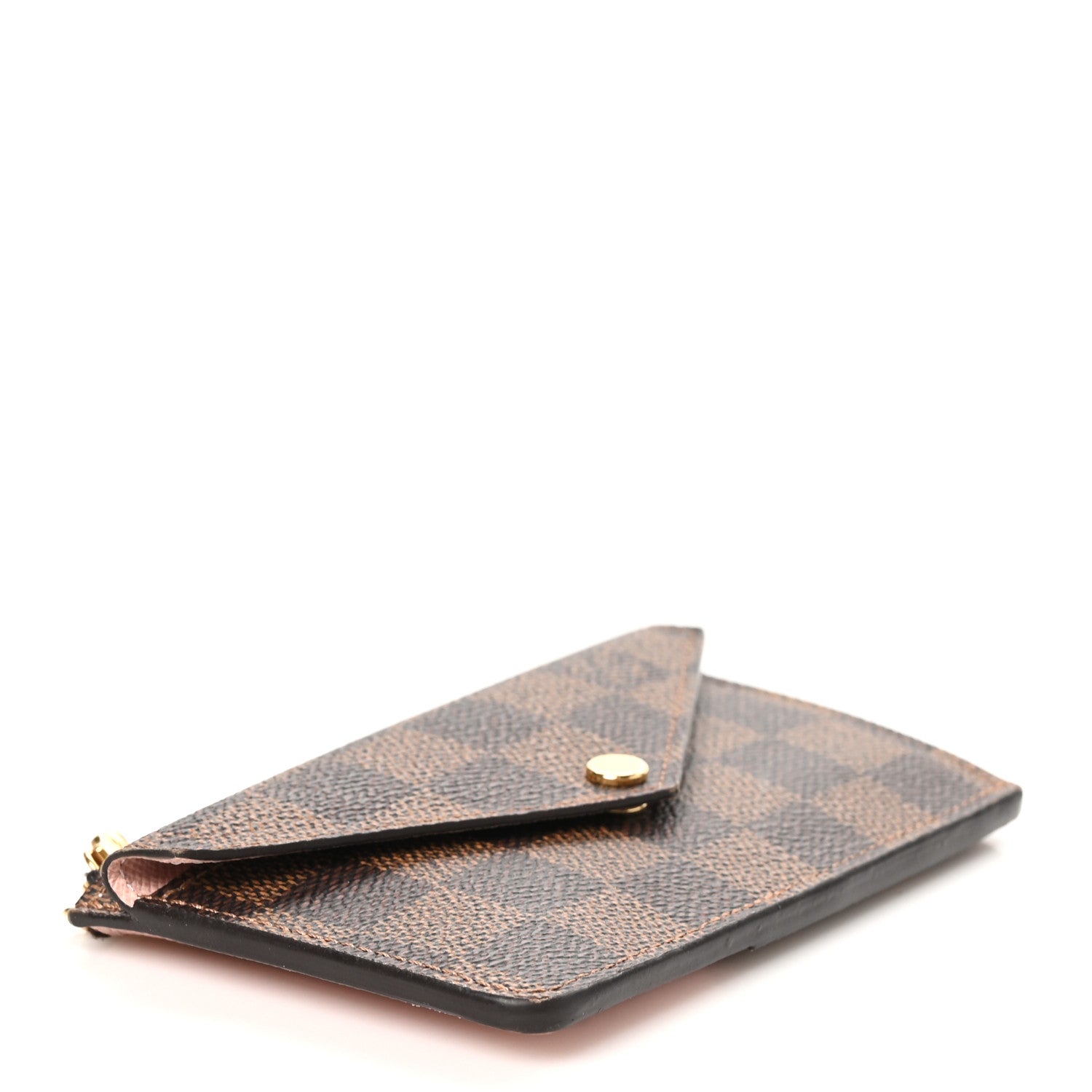 Louis Vuitton Damier Ebene Recto Verso Card Holder Rose Ballerine 4 of 8