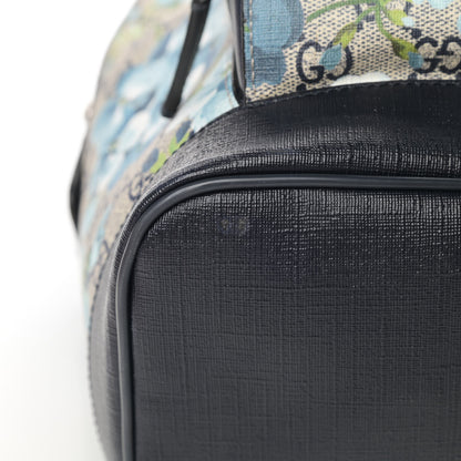 Gucci GG Supreme Monogram Blooms Medium Day Backpack Beige Blue Navy 5 of 5