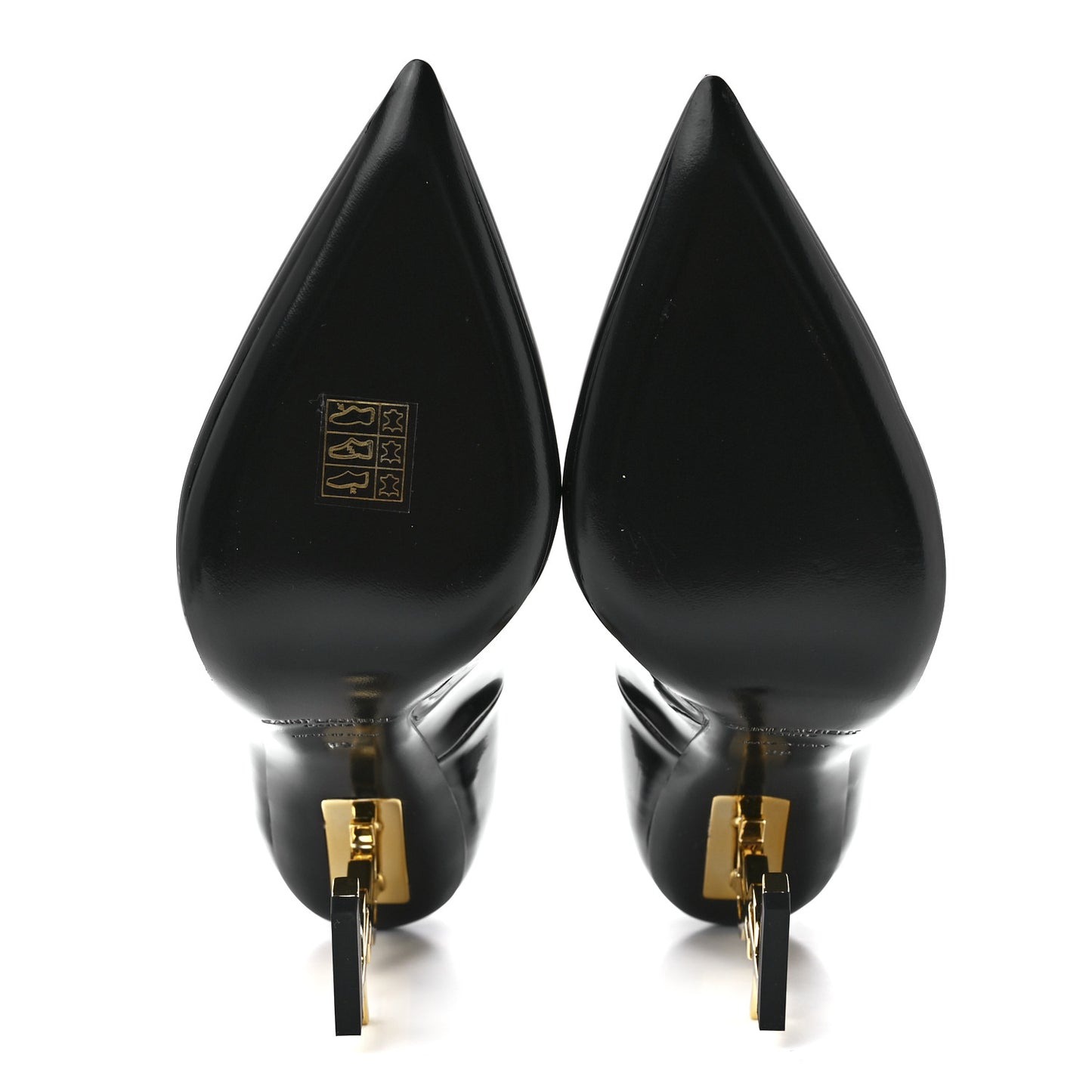 Patent Opyum 110 Pumps 39 Black Gold