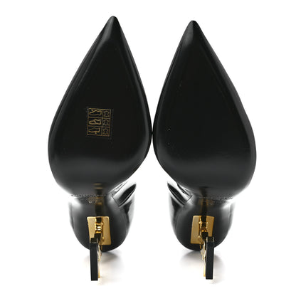 Saint Laurent Patent Opyum 110 Pumps 39 Black Gold 5 of 9