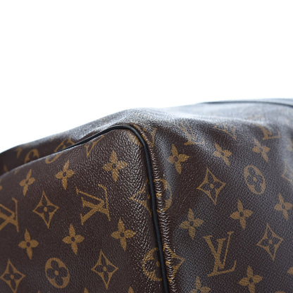 Louis Vuitton Monogram Macassar Keepall Bandouliere 55 7 of 10