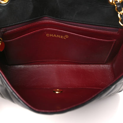 Chanel Lambskin Quilted Medium Single Flap Black 5 of 10