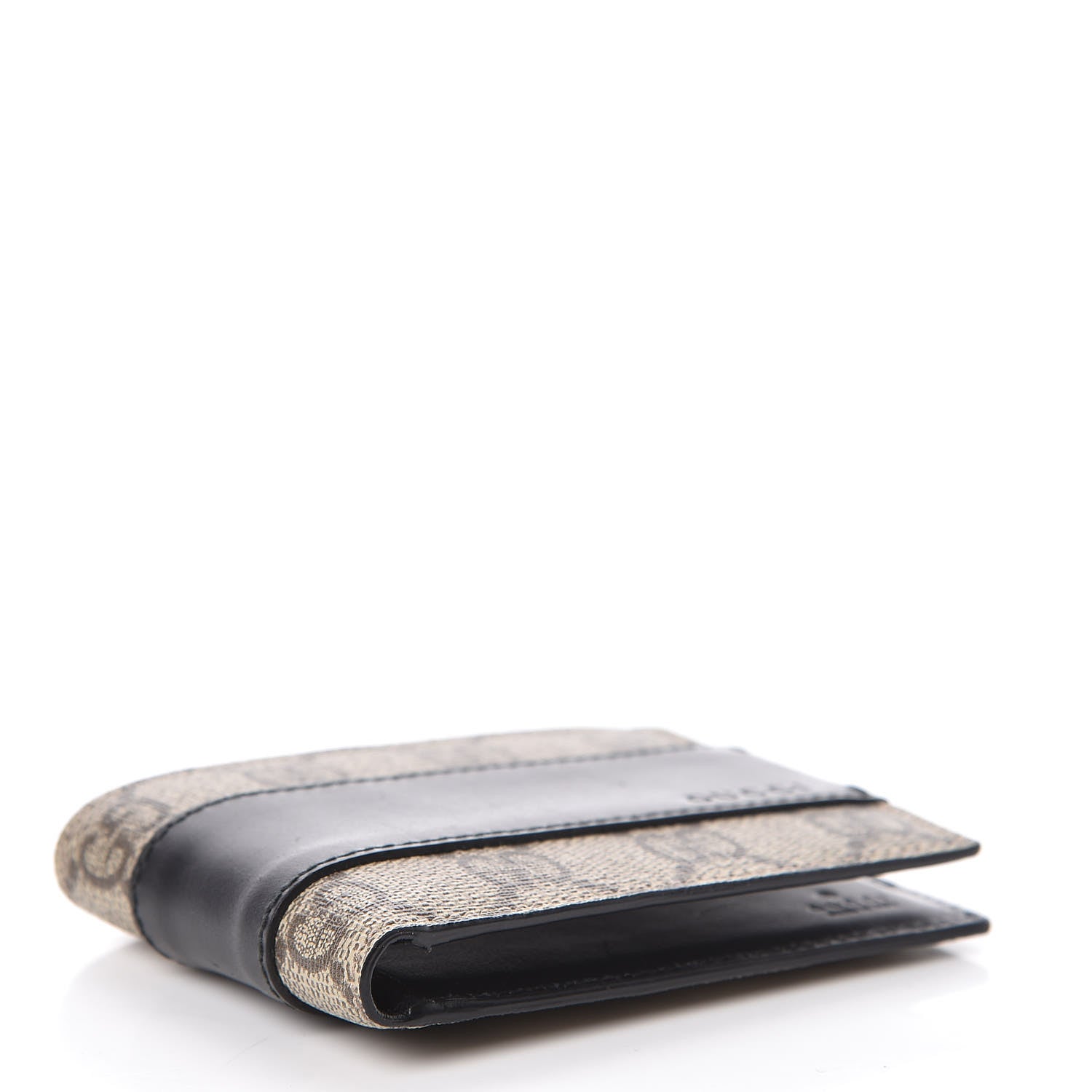 Gucci GG Supreme Monogram Bi-Fold Wallet Black 4 of 6