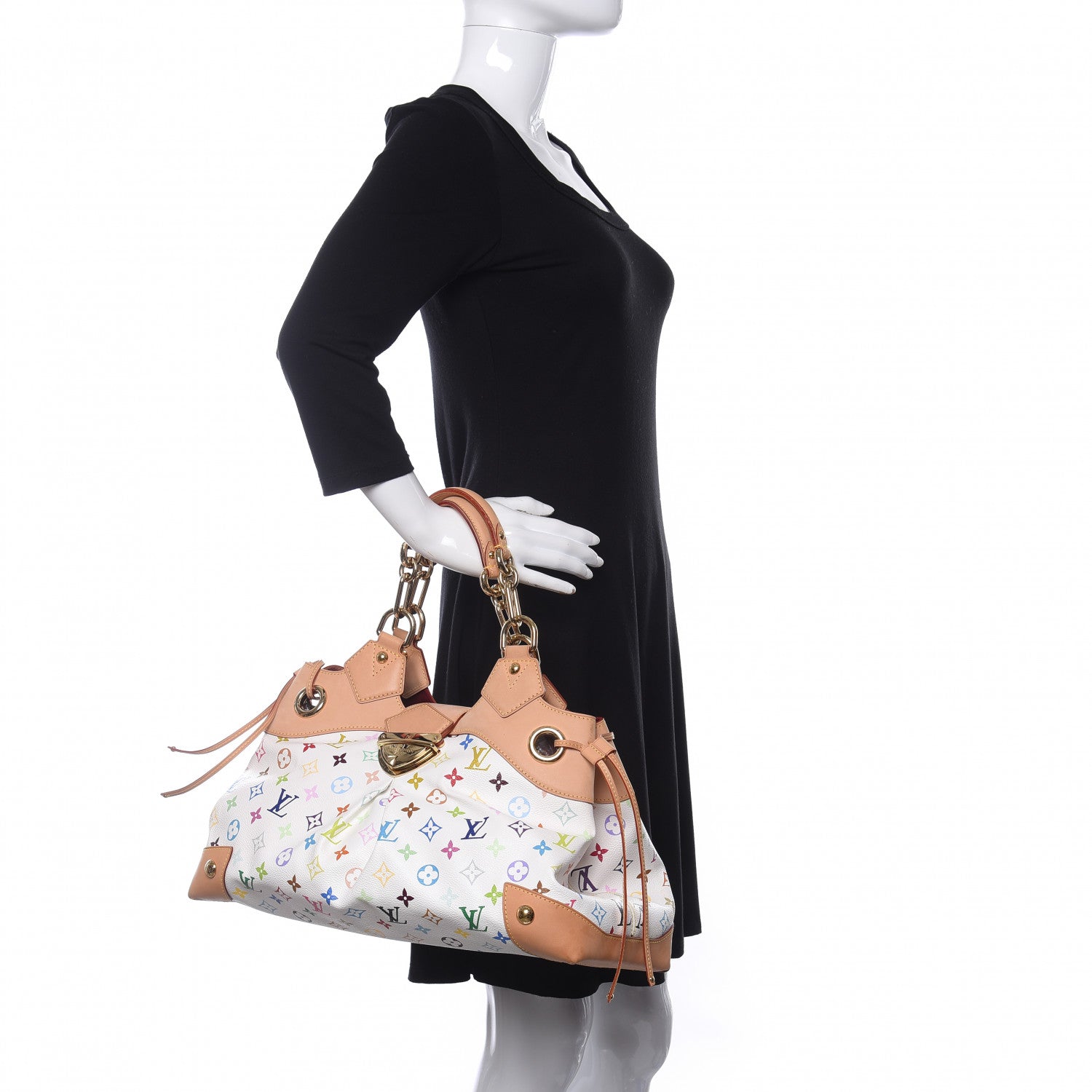 Louis Vuitton Monogram Multicolor Ursula White 2 of 8
