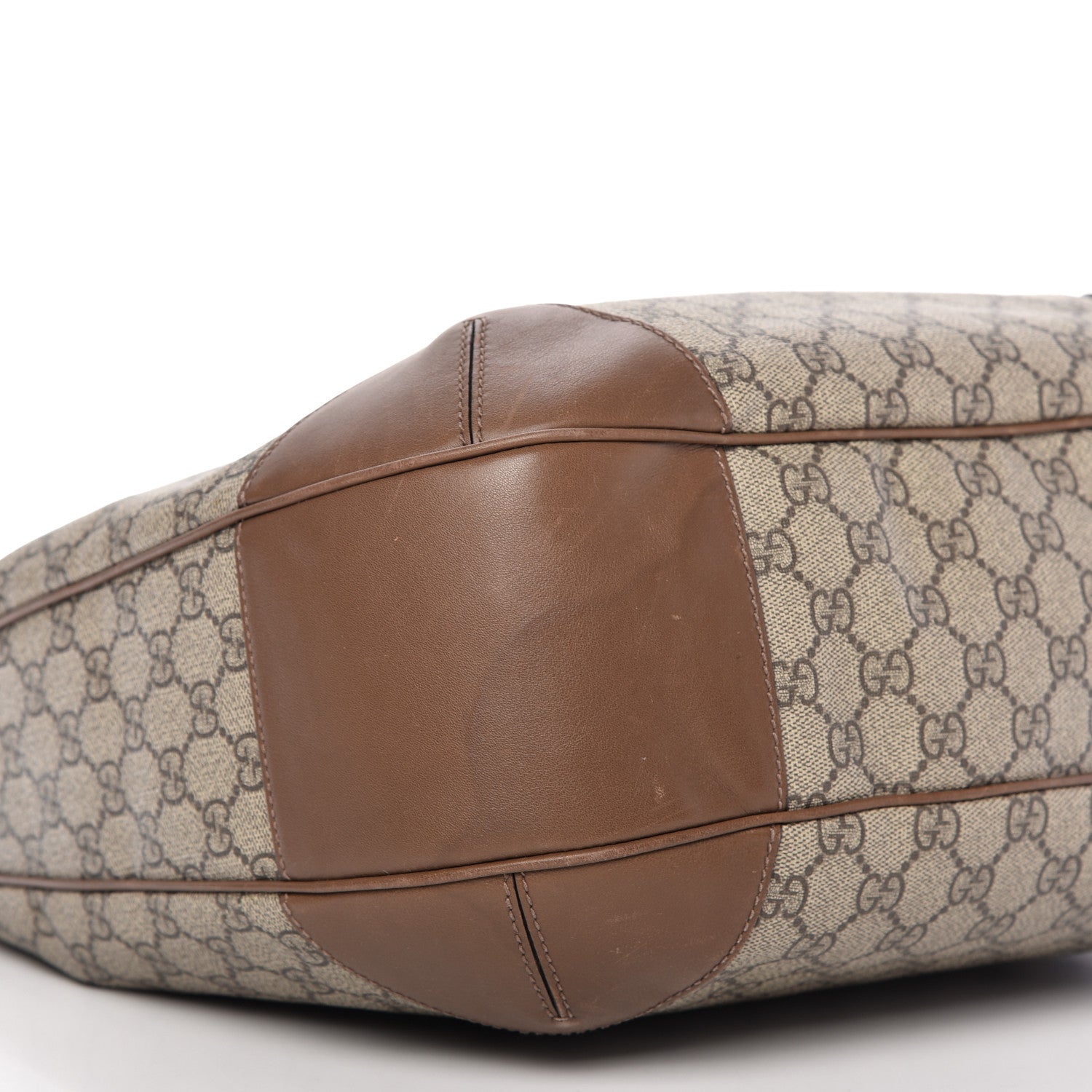 Gucci GG Supreme Monogram Margaux Calfskin Medium Nice Hobo Beige Ebony Acero 6 of 10