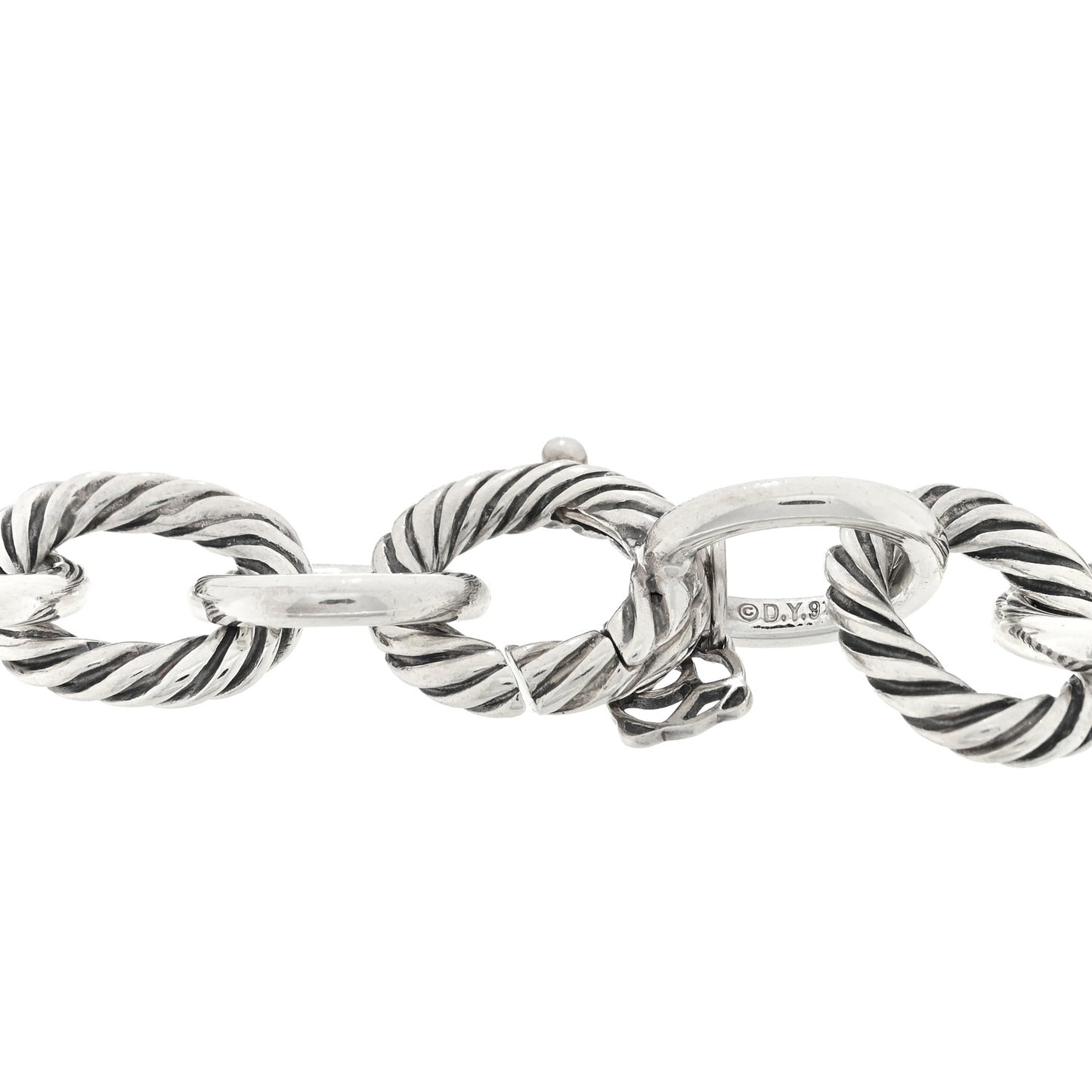 Sterling Silver 12mm Large Oval Link Bracelet