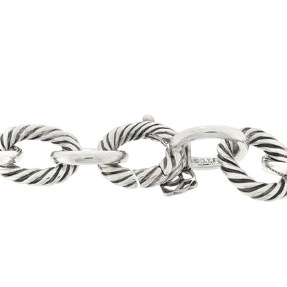 David Yurman Sterling Silver 12mm Large Oval Link Bracelet 3 of 3