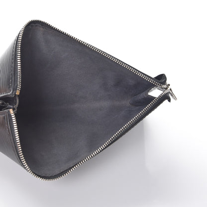 Louis Vuitton Epi Pochette Accessories 24 Black 5 of 10