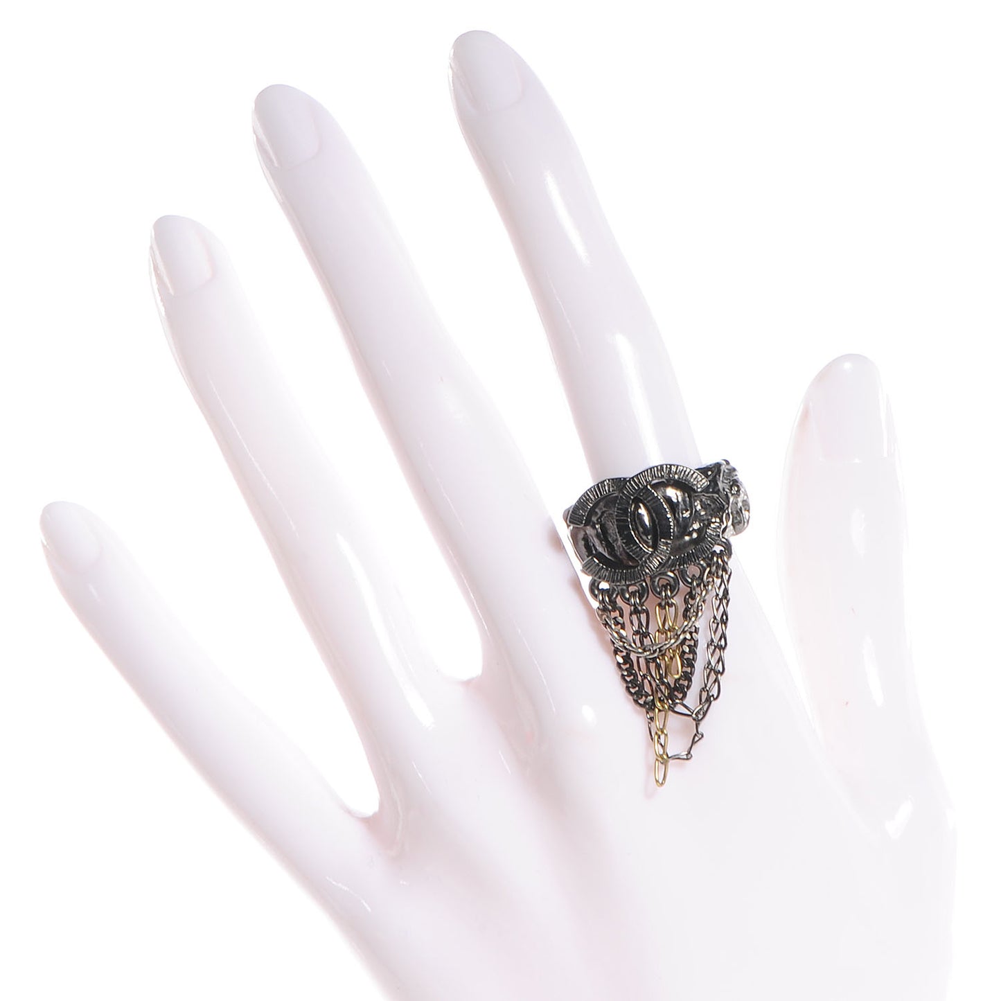 CC Chain Ring Dark Silver 6.5