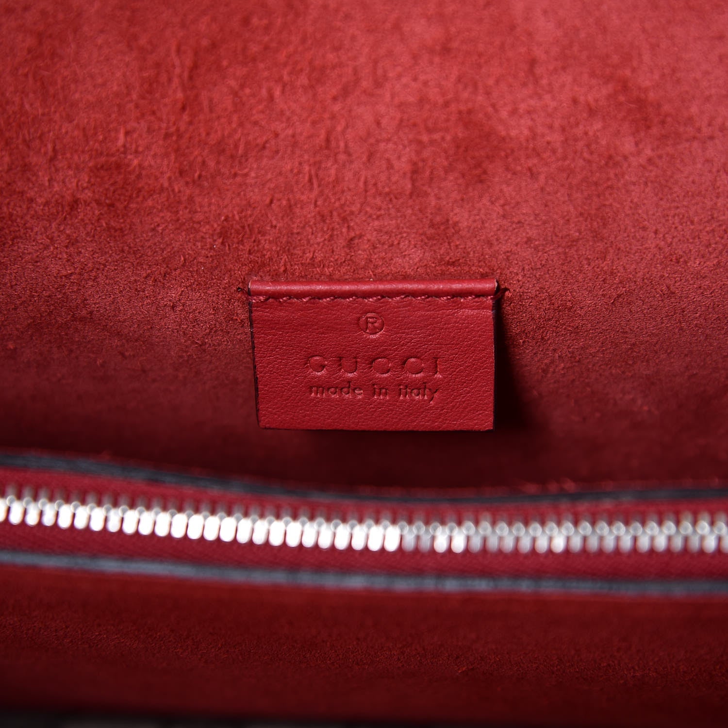 Gucci GG Supreme Monogram Small Dionysus Shoulder Bag Red 7 of 9