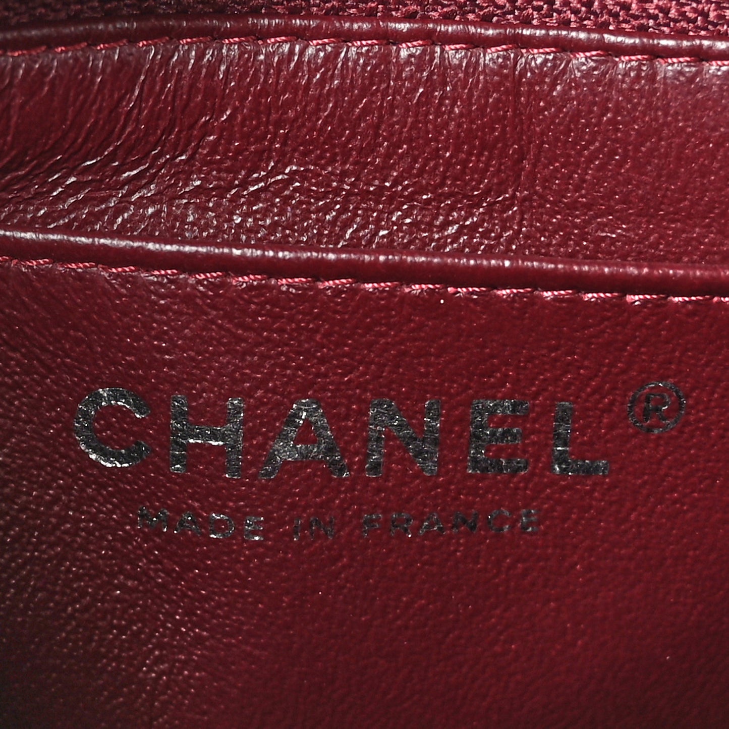 Lambskin Quilted Mini Square Flap Black