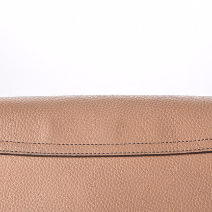 Gucci Pebbled Calfskin Medium Soho Flap Crossbody Camelia 8 of 9
