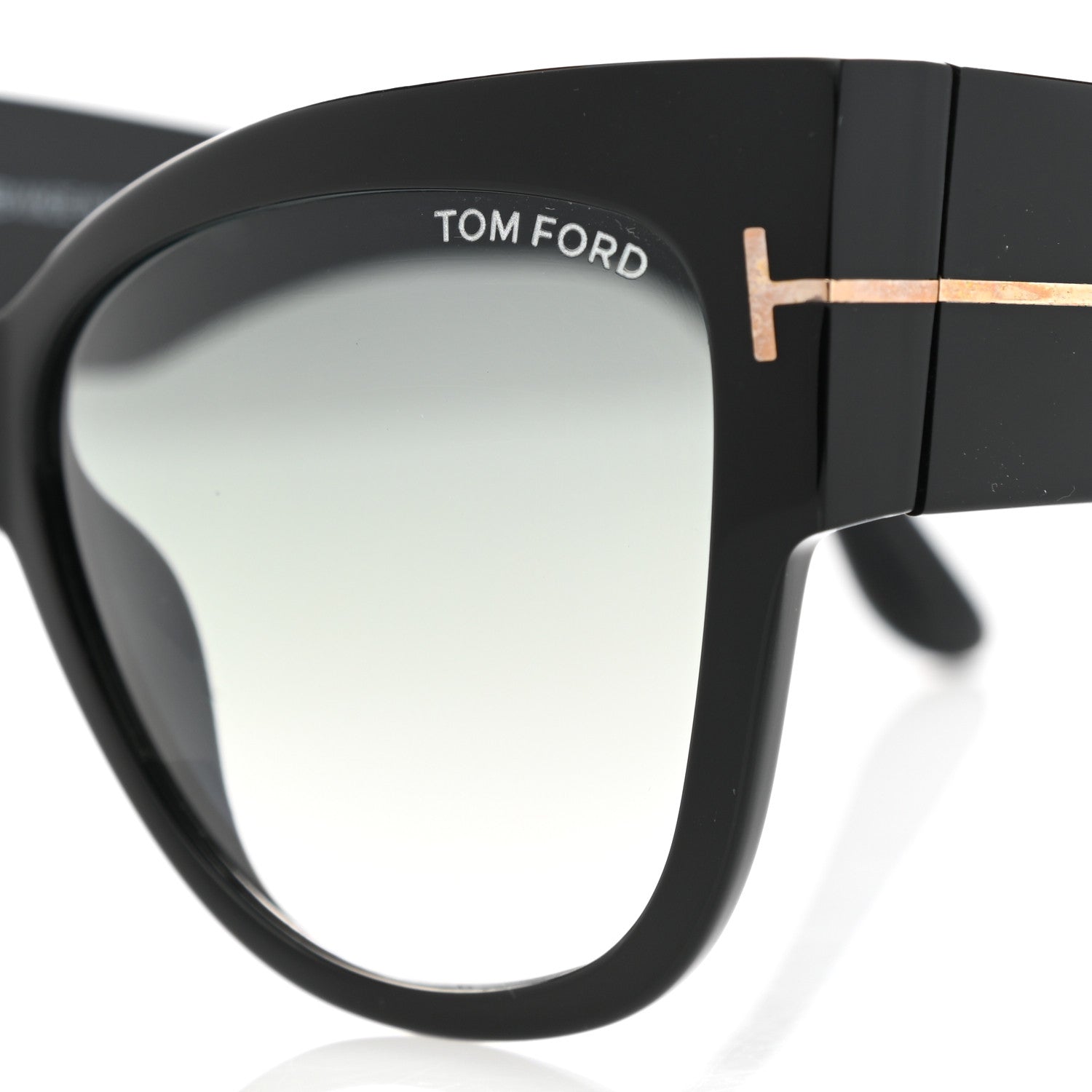 Tom Ford Acetate Anoushka Cat Eye Sunglasses TF371 Black 8 of 9