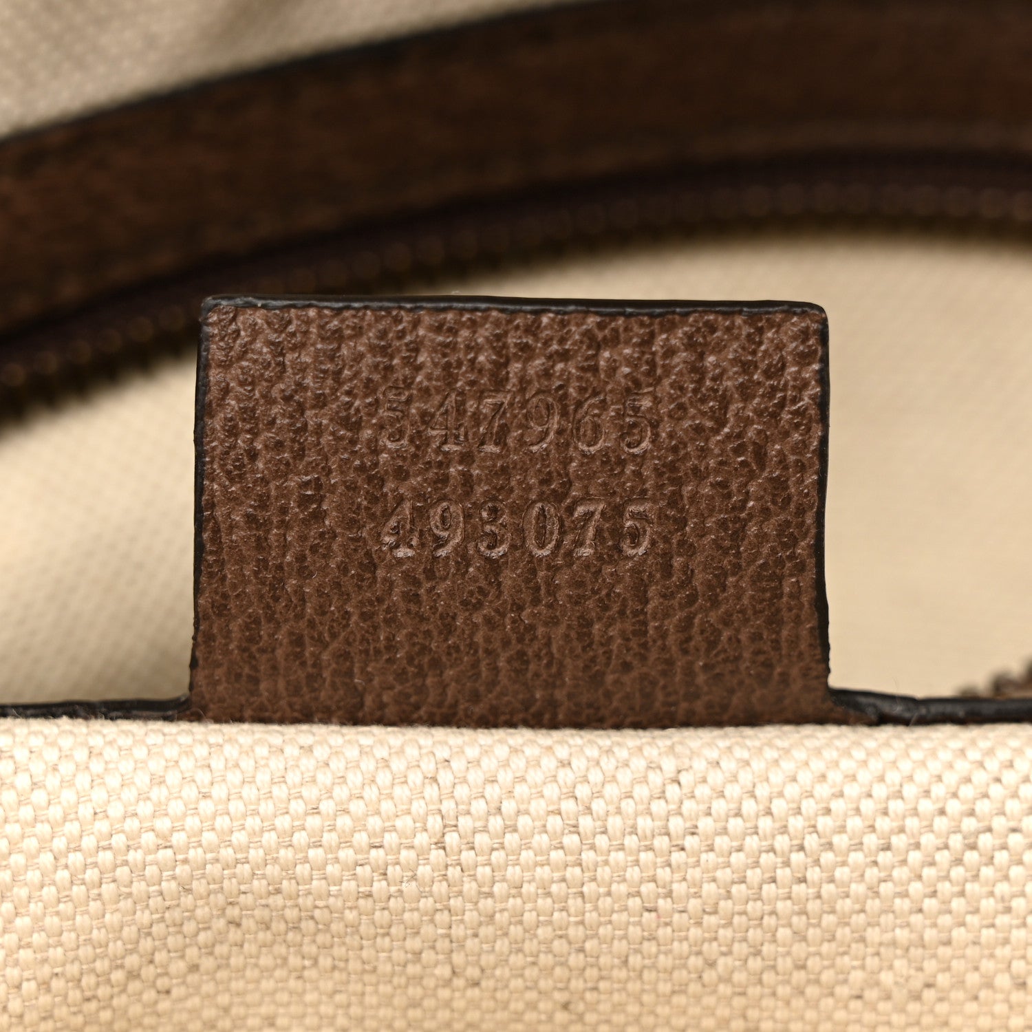 Gucci GG Supreme Monogram Calfskin Web Small Ophidia Day Backpack Beige Ebony New Acero 7 of 13