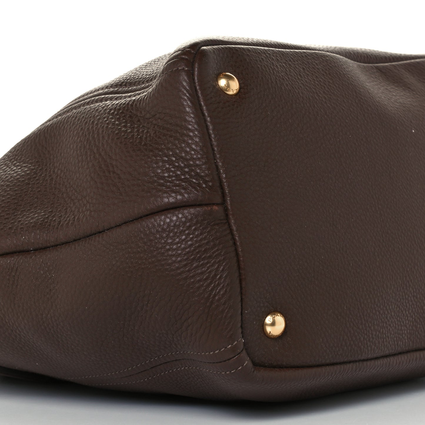 Vitello Daino Shoulder Bag Caffe