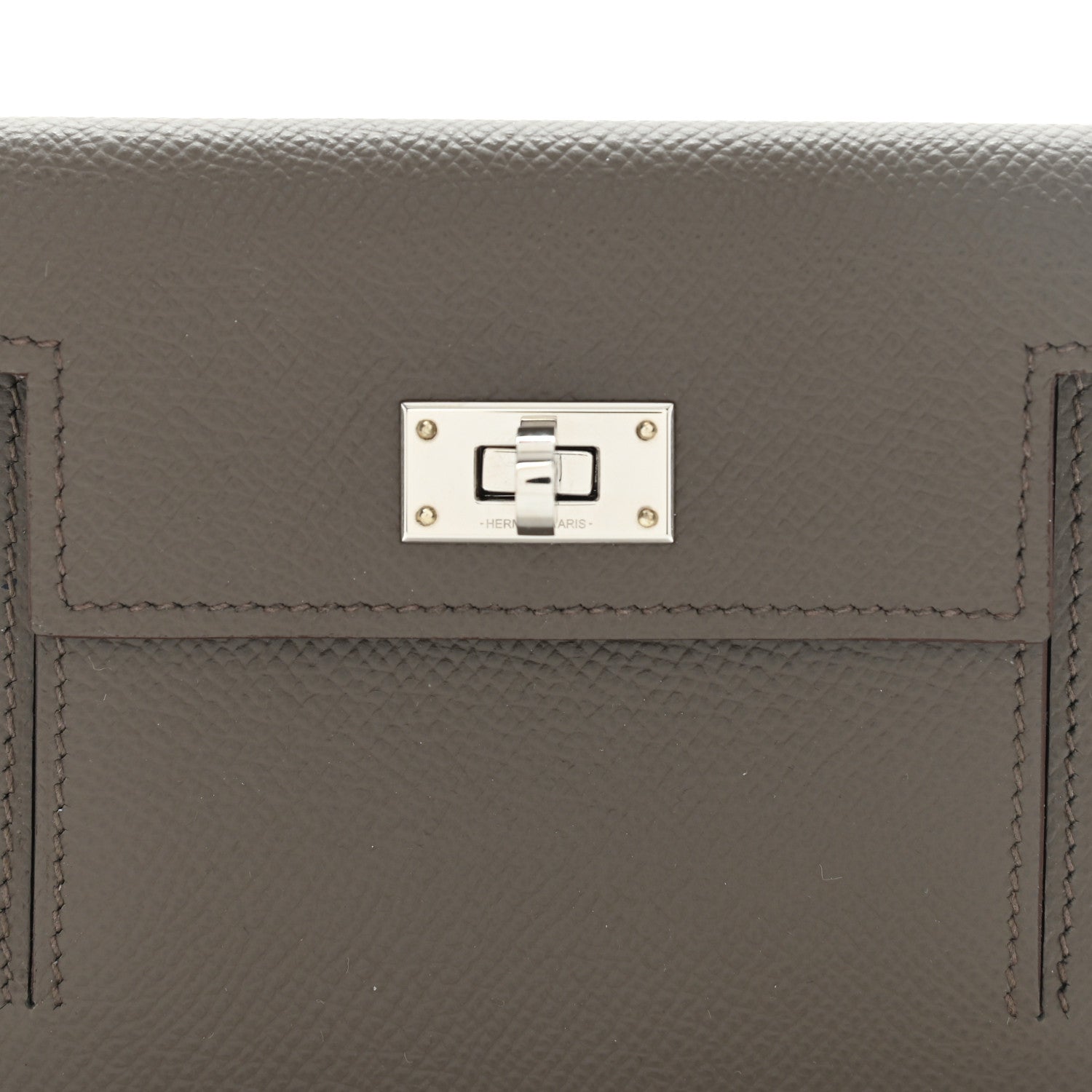 Hermes Epsom Kelly Pocket Compact Wallet Etain 8 of 11