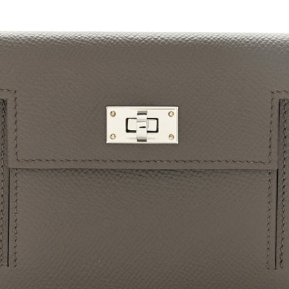 Hermes Epsom Kelly Pocket Compact Wallet Etain 8 of 11