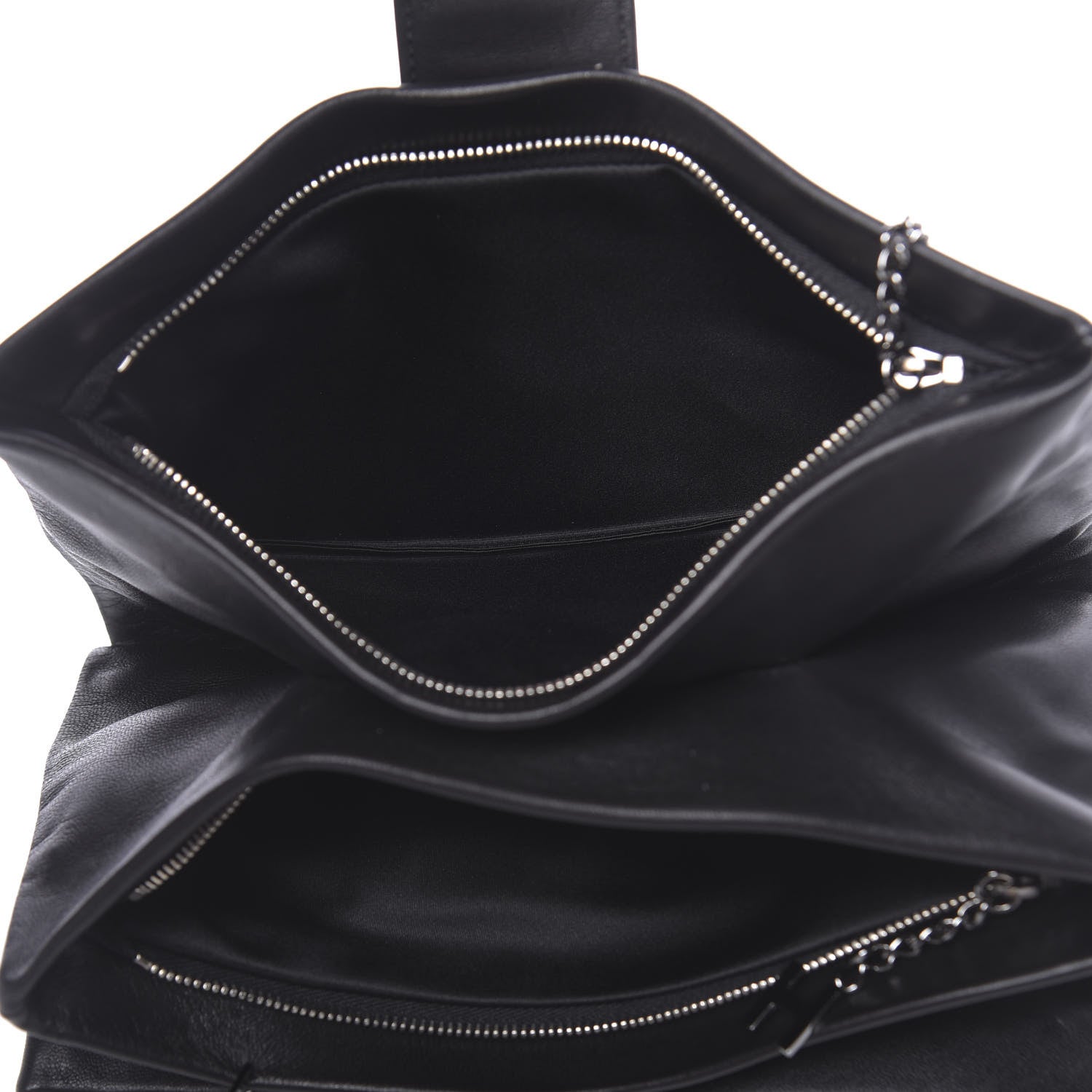 Chanel Lambskin Accordion Globe Clutch Black 8 of 17