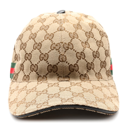 Gucci Monogram Web Baseball Hat S Beige Cocoa 3 of 10