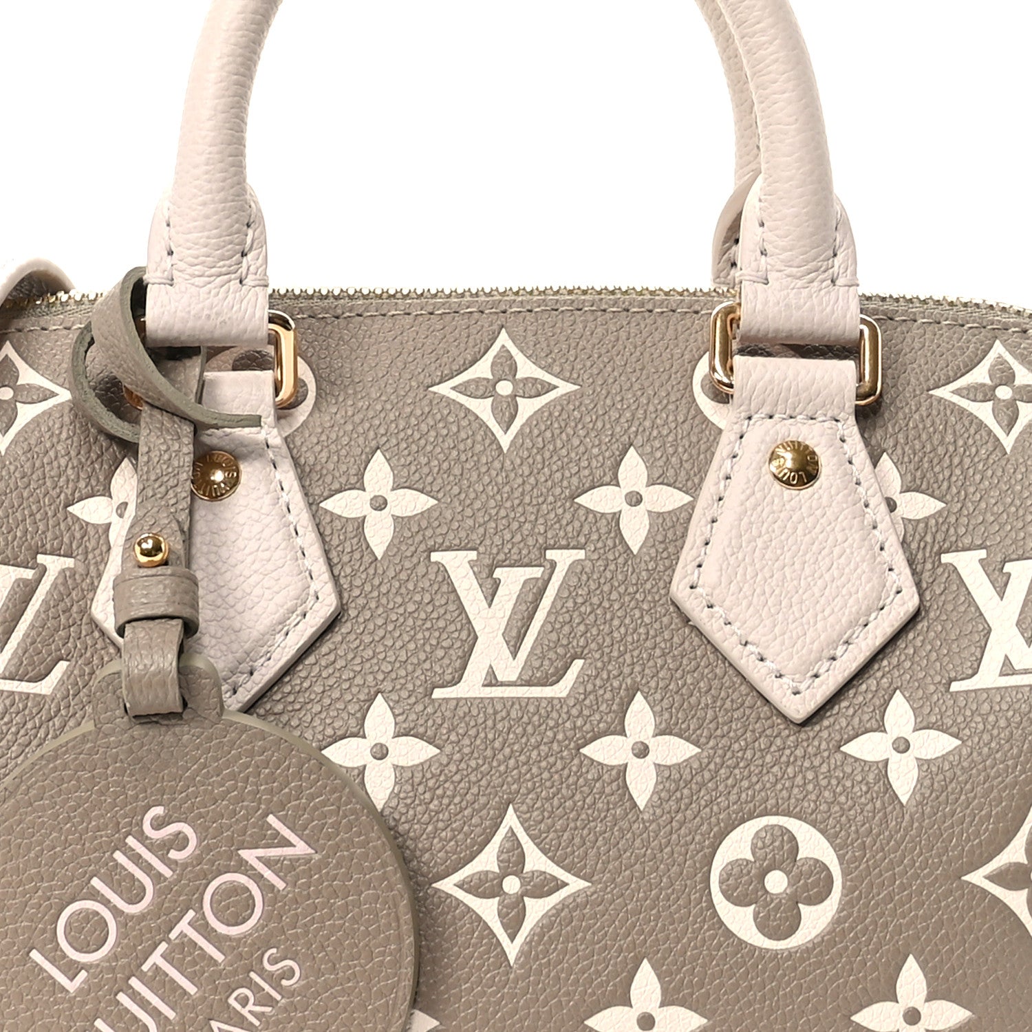 Louis Vuitton Empreinte Monogram Spring in the City Speedy Bandouliere 20 Kaki Beige Cream 7 of 11