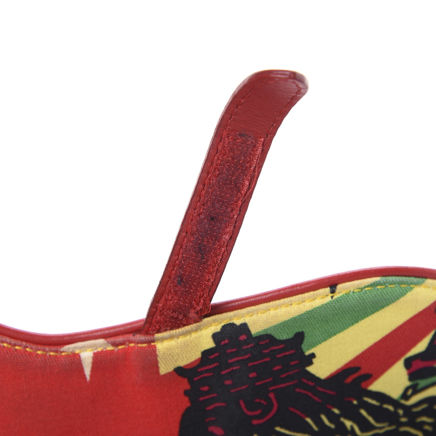 Christian Dior Canvas Bob Marley Saddle Bag Multicolor 7 of 16
