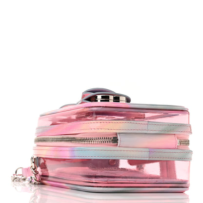Chanel PVC Patent Calfskin Patent Lambskin Vertical Vanity Case Pink 4 of 10