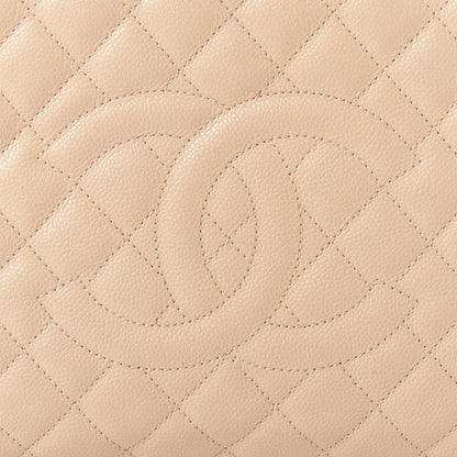 Chanel Caviar Quilted Grand Shopping Tote GST Beige Clair 8 of 10