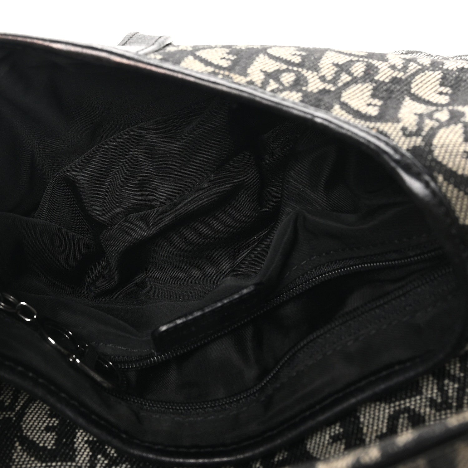 Christian Dior Monogram Saddle Bag Blue 5 of 10