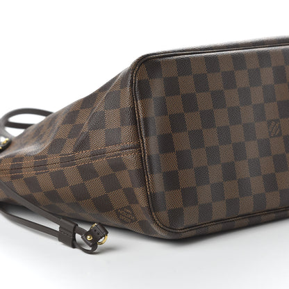 Louis Vuitton Damier Ebene Neo Neverfull MM Rose Ballerine 6 of 12