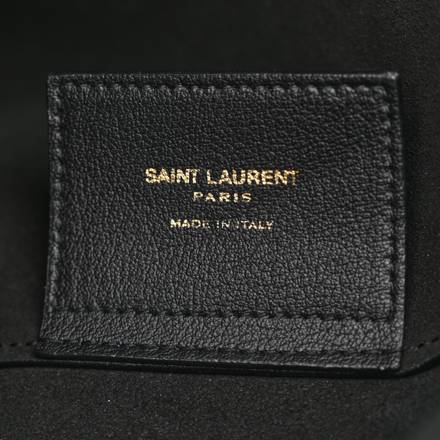 Saint Laurent Calfskin Large Shopping Tote Black 8 of 12